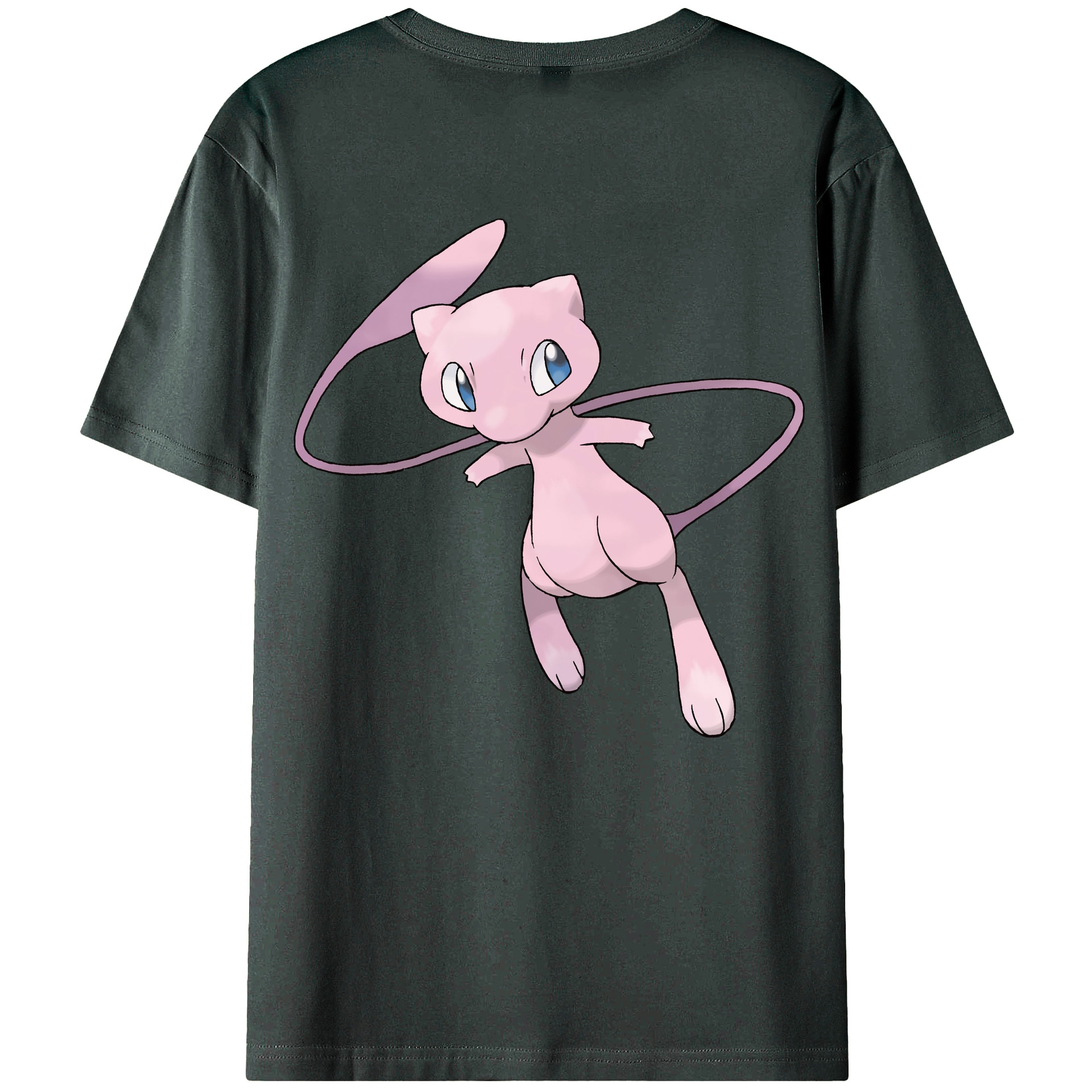 （画像用） ポケットモンスター Pokémon 綿100％ メンズ半袖Tシャツ（バックプリント） 通気性